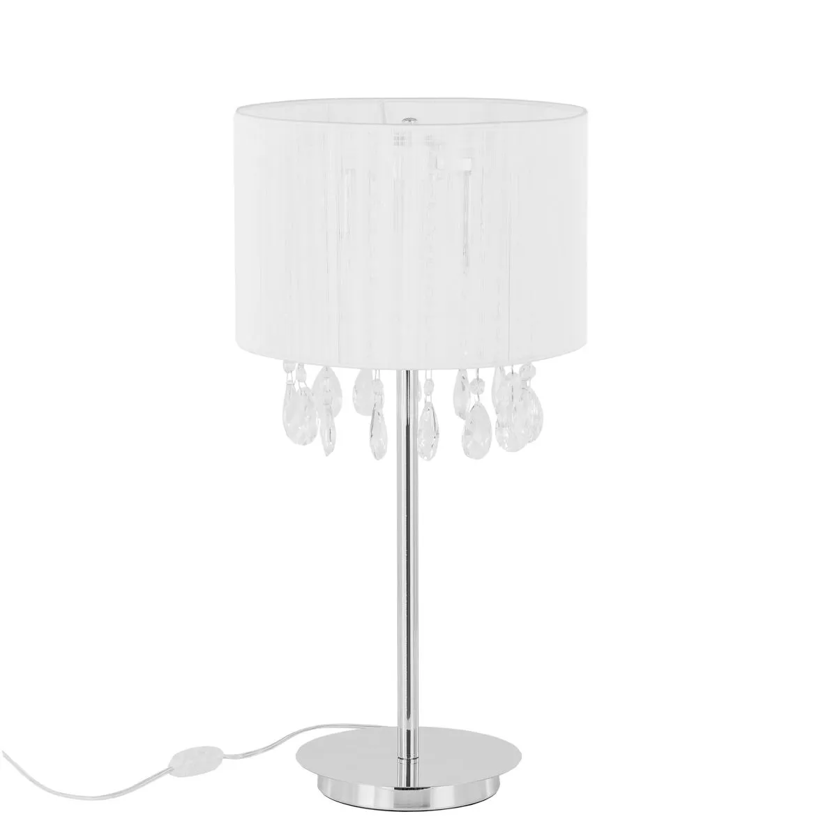 Essence, klasyczna lampka biurkowa i gabinetowa, biała, E14, MTM9262/3P WH